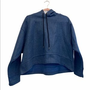 2/$25 ZARA knit Oversized Pullover Hoodie Size Small GUC